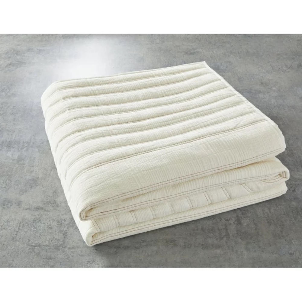- NEW Better Homes & Gardens White Textured Arched Cotton Shams, King, 2-P…